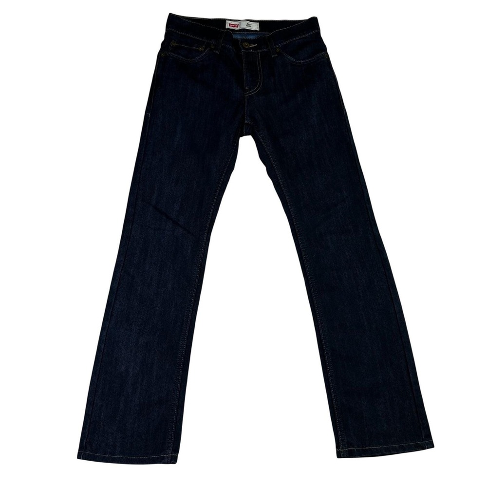 Levi's 511 Slim Fit Dark Wash Jeans Boys Size 14 Regular W27 L27 Streetwear